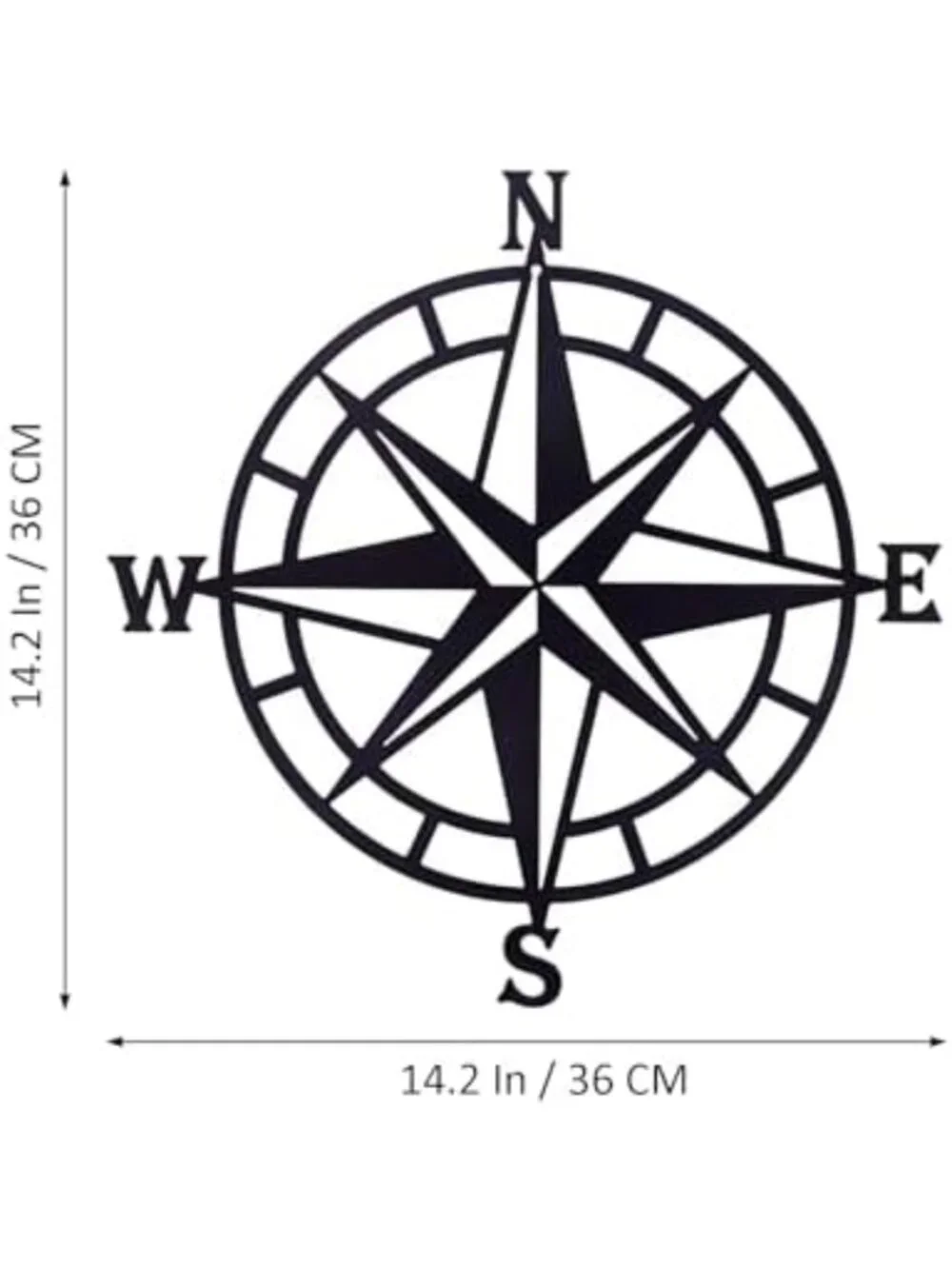 Nautical Compass Wall Decor - 14